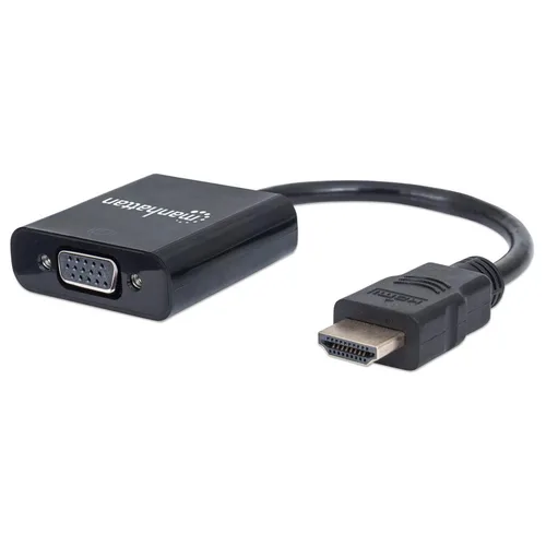 Convertidor,Manhattan,151436,Video HDMI A Svga, BL