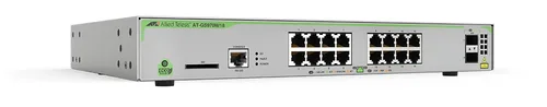 Switch Administrable CentreCOM GS970M, Capa 3 de 16 Puertos 10/100/1000 Mbps + 2 puertos SFP Gigabit ALLIED TELESIS AT-GS970M/18-10