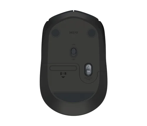 Mouse LOGITECH M170 - Gris, 3 botones, RF inalámbrico, Óptico 910-004940