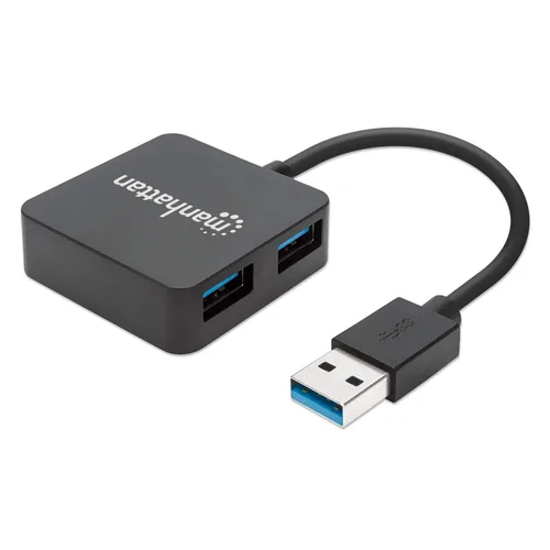 Hub USB,Manhattan,162296, V3.0  4 Ptos Mini