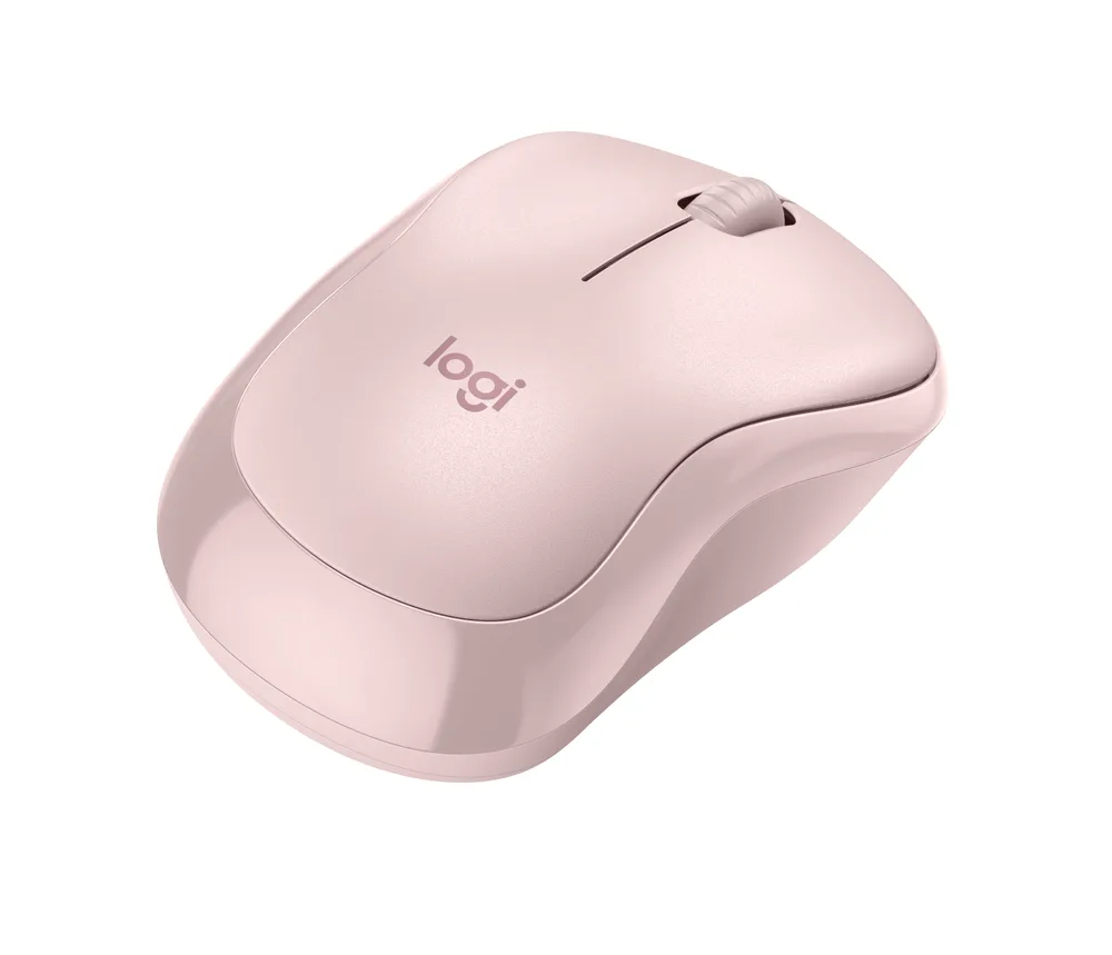 Mouse Logitech M240 Rosa Silencioso y Conectividad Bluetooth