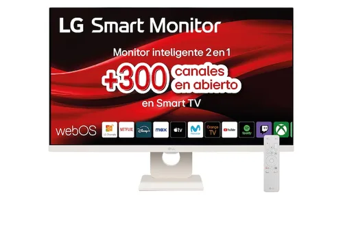 Monitor LG 27U511SA-W - 27 pulgadas, 1920 x 1080 Pixeles, Beige, 60 Hz