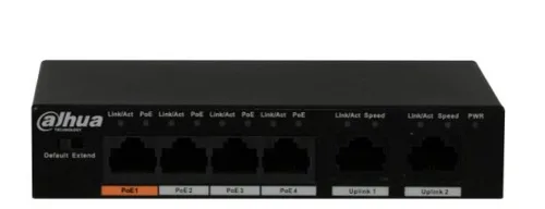 Dahua PFS3006-4ET-60 Switch Poe de 6 Pto NB Dahua Technology Negro