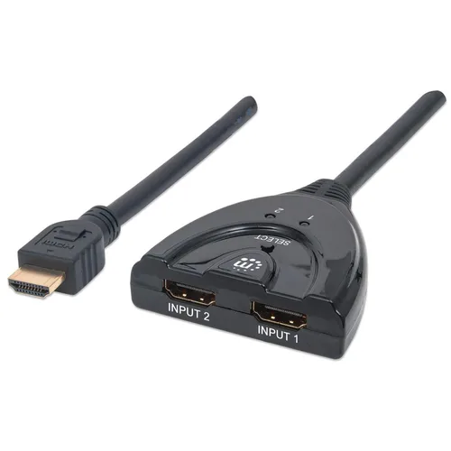 Switch KVM Manhattan HDMI 1.3 con 2 Entradas