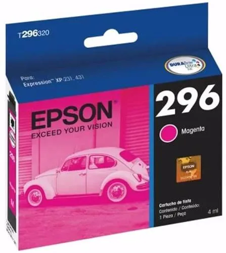 Cartucho Epson 296 Magenta para Impresoras XP-231 y XP-431