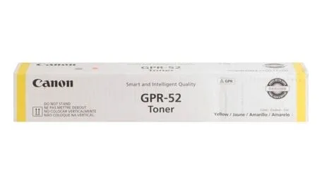 Tóner CANON GPR-52 - 16500 páginas, Amarillo, Canon 9109B