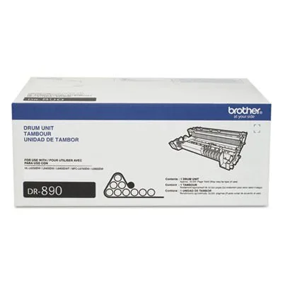 Tambor Brother Valor DR890 negro - rendimiento aproximado 50, 000 páginas, compatible con HLL6400DW, MFCL6900DW