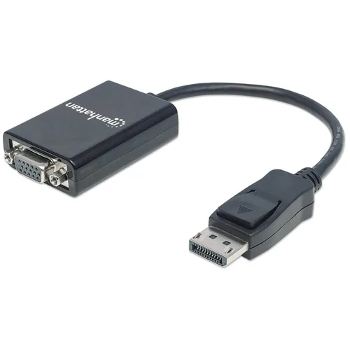 Adaptador DisplayPort a VGA de 15 cm Manhattan