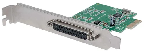 152099 Tarjeta Paralela PCI Express; Se puede instalar en buses PCI Express vía x1 - x4, x8 y x16. Se ajusta a ranuras regulares y de bajo perfil