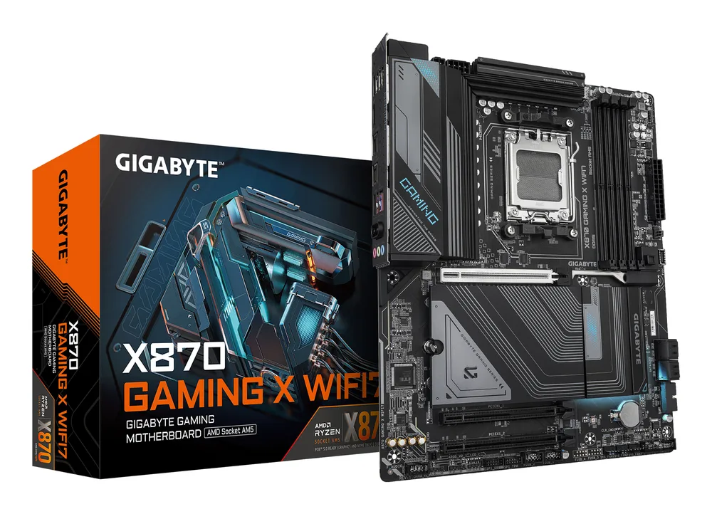 Tarjeta Madre Atx Gigabyte X870 Gaming X WIFI7 - DDR5, 256 GB, AM5, para Amd 64 GB