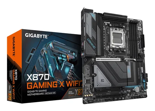 Tarjeta Madre Atx Gigabyte X870 Gaming X WIFI7 - DDR5, 256 GB, AM5, para Amd 64 GB