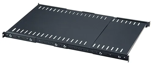 Charola INTELLINET fija extensible de 19" - Negro, Acero, Rack shelf, 45 kg, 1U 714389