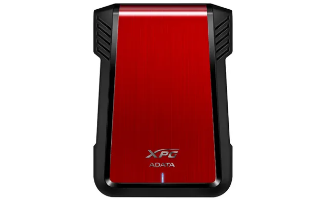 Gabinete Externo ADATA EX500 - USB 3.2 Gen1 (compatible con las versiones anteriores USB 2.0), 2.5 pulgadas, Rojo AEX500U3-CRD