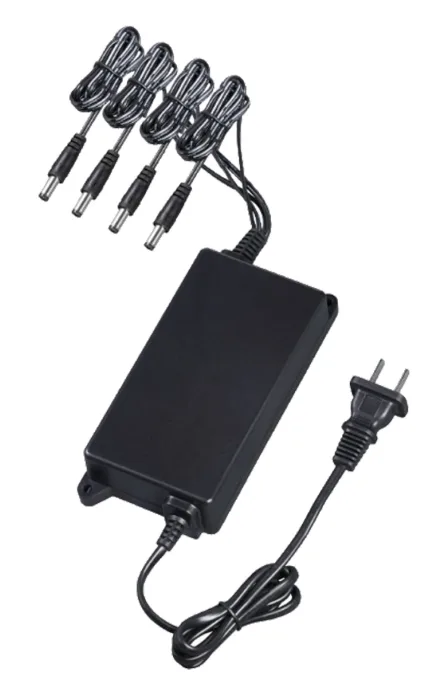 DAHUA PFM322 - Fuente de Poder Regulada de 12 Vcc 2.8 Amperes/ 4 Canales/ 0.7 Amper por Canal/ Protección de Temperatura/ Color Negro/ Dahua