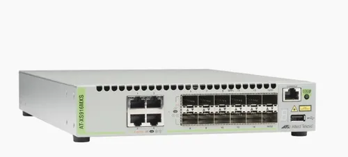 Switch Capa 3 Stackeable 10 Gigabit , 12 puertos SFP/SFP+ 10G y 4 puertos 100/1000/10G Base-T (RJ-45) ALLIED TELESIS AT-XS916MXS-10