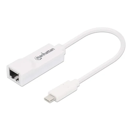 Adaptador USB-C a Red GB Manhattan 507585 para Conexiones Rá