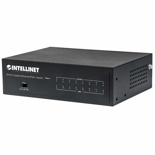 POE Switch,Intellinet,561204, GB 8 Ptos 30W