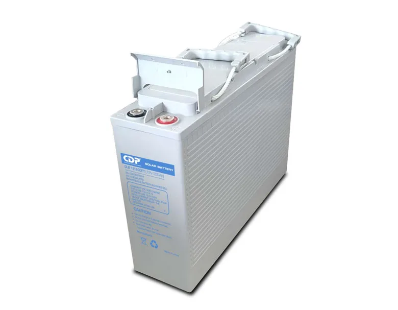CDP GLB12-200FT Batería de Gel acido-plomo 12VDC 200Ah con terminales atornillables de montaje superior. 2 años de garantía libre de mantenimiento