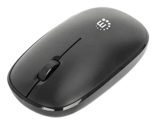 190312 Mouse Optico Inalambrico Negro MANHATTAN 1200 DPI