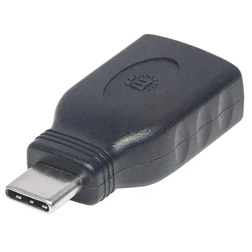 Adaptador USB Manhattan 354646 en color negro