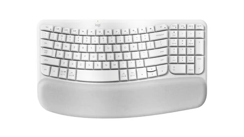 Teclado ergonómico Logitech Wave K350 inalámbrico