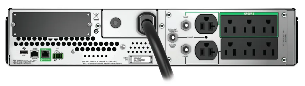 No Break SMT2200RM2UC APC - 2200 VA, 1980 W, 3 h