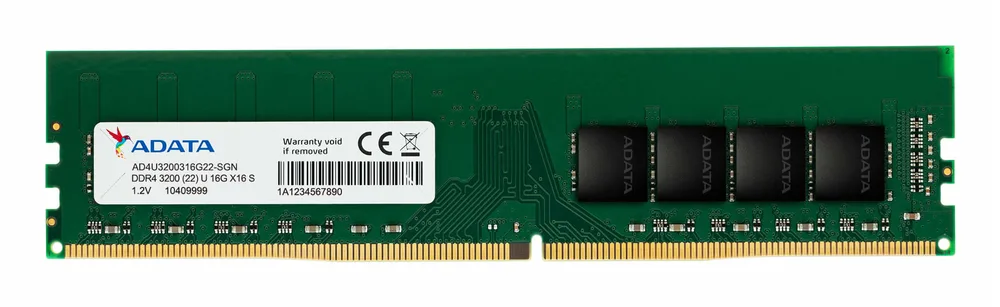 Memoria DDR4 de 16GB UDIMM 3200MHz ADATA AD4U320016G22-SGN 16 GB