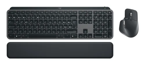 Teclado y Mouse Inalámbricos Logitech MX Keys Grafito