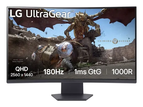 Monitor LG UltraGear 32GS60QC Curvo 180Hz para Gamers