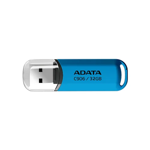 Memoria Adata 32GB USB 2.0 C906 Azul AC906-32G-Rwb