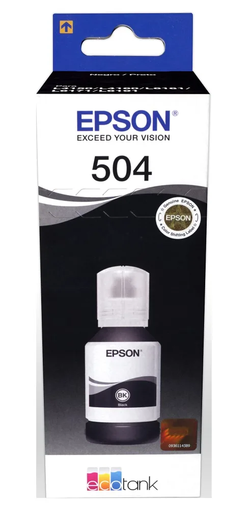 Cartucho Epson T504 Negro Compatible con Impresoras L