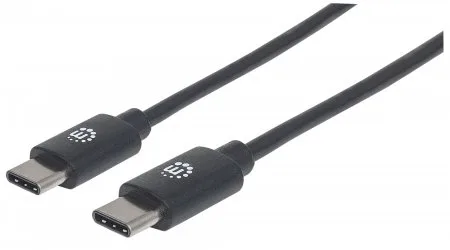 Cable USB 2.0 Manhattan 354868 de 0.5M en color negro