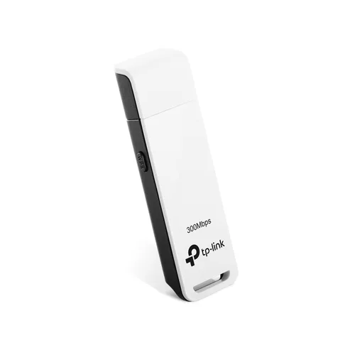 Adaptador USB TP-LINK TL-WN821N - Inalámbrico, 300 Mbit/s, Color blanco