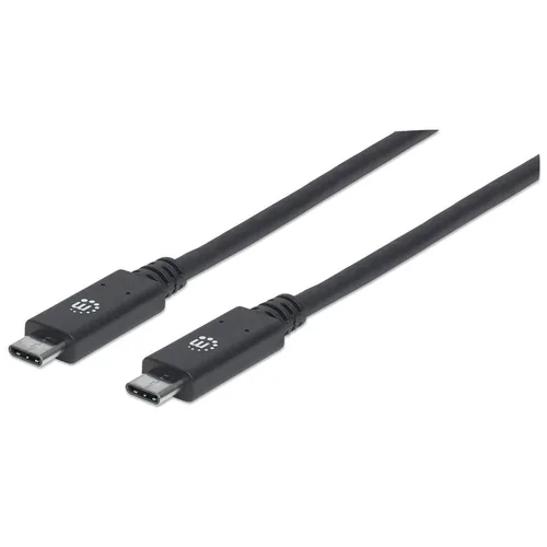 CABLE DE DATOS USB MANHATTAN 355223 1.0M Negro 10GBPS
