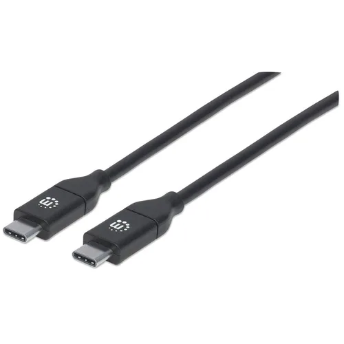 Cable USB,Manhattan,355247,-C V2.0, C-C 2.0M Negro 480MBPS 5
