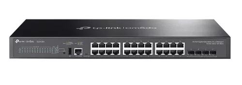 Switch administrable L3(SG5428X) 24 puertos Gigabit RJ45 y 4 ranuras SFP+ de 10 Gbps - 1 puerto de consola RJ45, 1 puerto de consola USB tipo C, 1