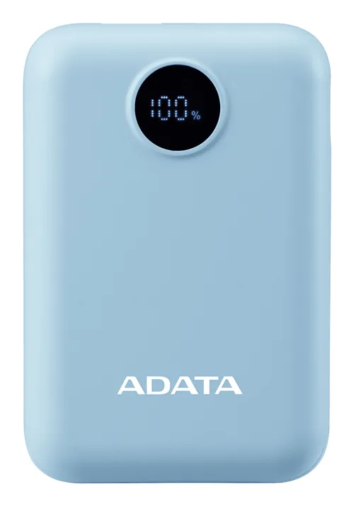 Accesorio Power Bank ADATA Power Bank C10022 10000MAH Entrada USB Tipo C Y USB Tipo A Azul PC1002212PK