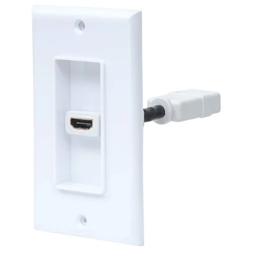 Cople HDMI Manhattan 771719 con Faceplate Blanco