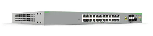 Switch PoE+ Administrable CentreCOM FS980M, Capa 3 de 24 Puertos 10/100 Mbps + 4 puertos SFP, 375 W ALLIED TELESIS AT-FS980M/28PS-10