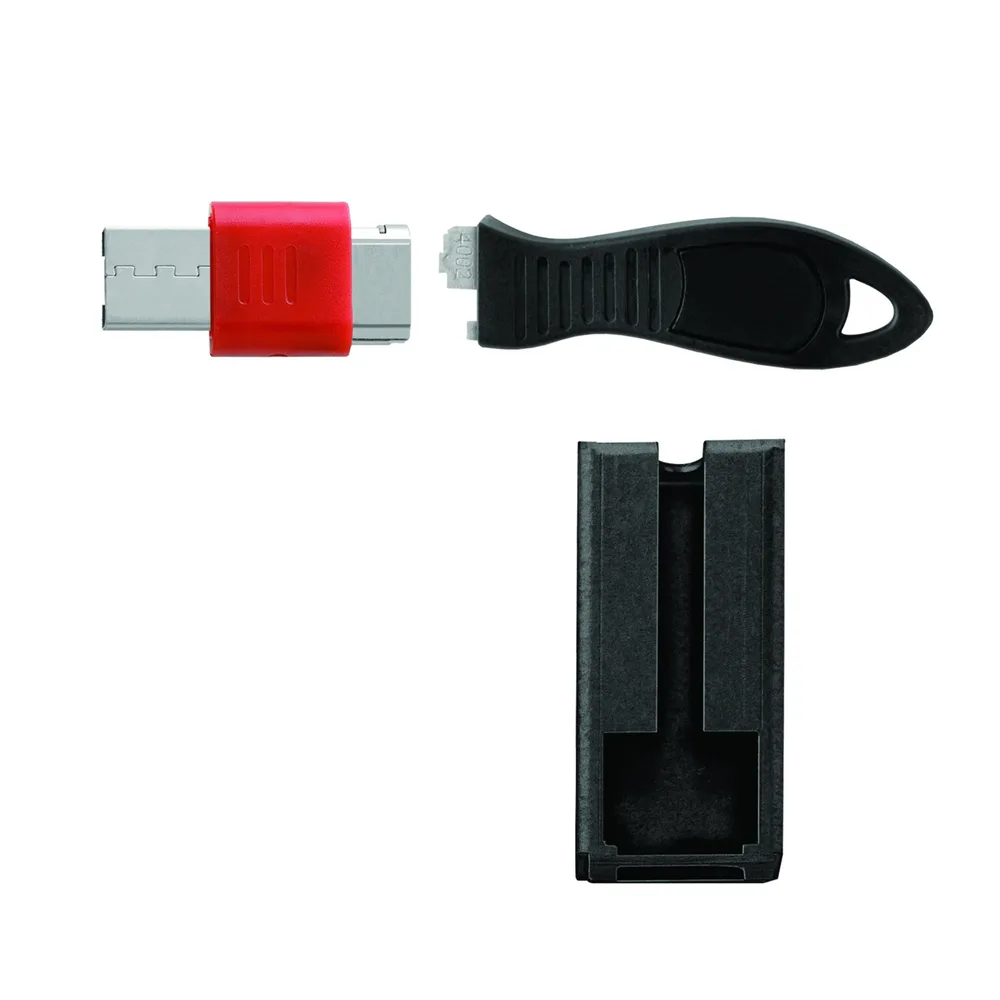 Bloqueador de puertos USB con protector de cable cuadrado K67915WW KENSINGTON Rojo