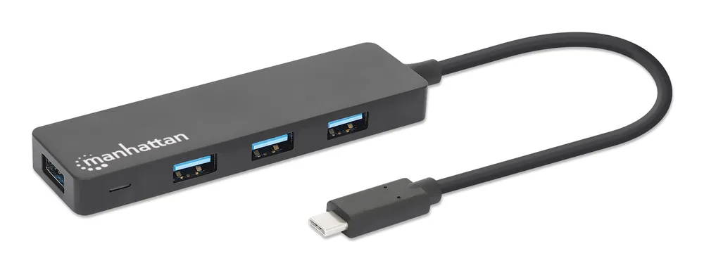Conector Hub USB,Manhattan,164924,-C 4 Ptos A