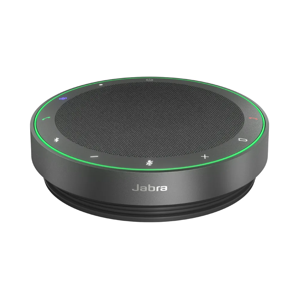 Altavoz profesional portátil certificado para MS - micrófonos con cancelación de ruido, conectividad Bluetooth y adaptador USB-C Link 390c Jabra