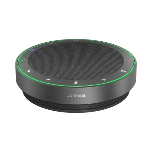 Altavoz profesional portátil certificado para MS - micrófonos con cancelación de ruido, conectividad Bluetooth y adaptador USB-C Link 390c Jabra