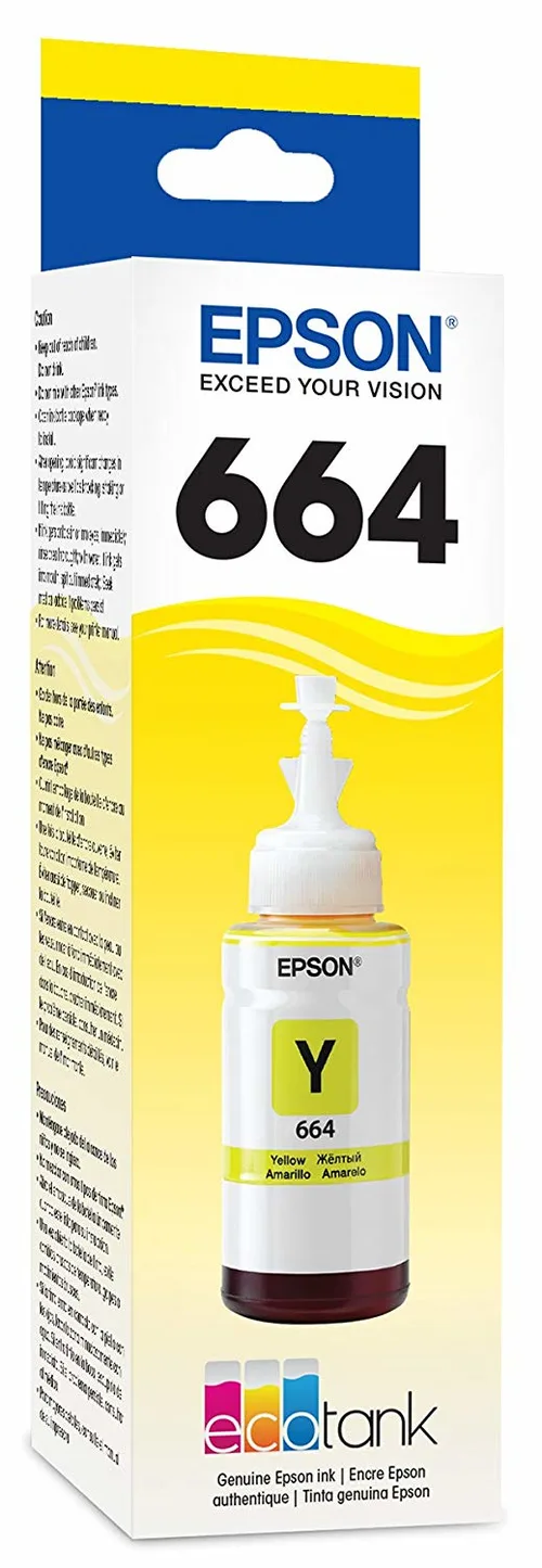 Cartucho Epson 664 Amarillo para Impresoras L-Series