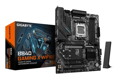 Tarjeta Madre Gigabyte Atx B840 Gaming X WF6E - DDR5, AM5, 256 GB, para Amd