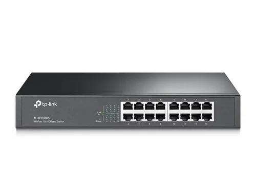 Switch TP-LINK TL-SF1016DS - Negro, 16 puertos