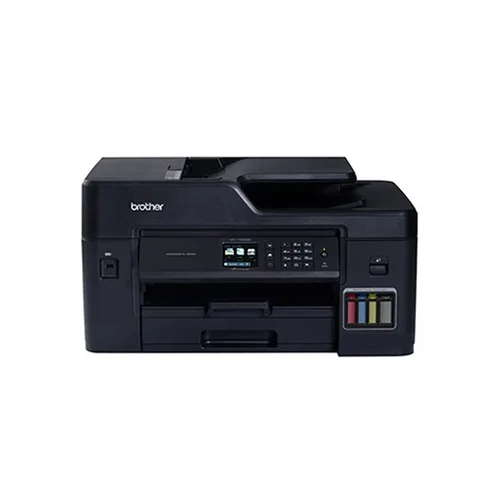 Multifuncional Tinta Continua Brother MFCT4500DW - 35 ppm negro/27 ppm color, dúplex, Wifi/LAN, imprime/copia/escanea hasta tamaño doble
