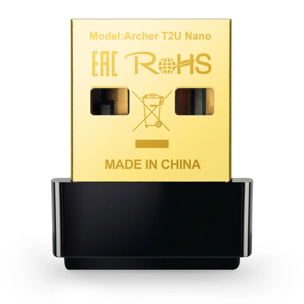 Adaptador Usb Inalámbrico AC600 Tp-link Archer T2U Nano con Doble Banda de Alta Velocidad
