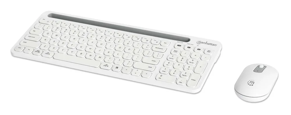 MANHATTAN 180580 Teclados Teclado Y Mouse — Kit De Teclado Y Mouse Inalámbricos Con