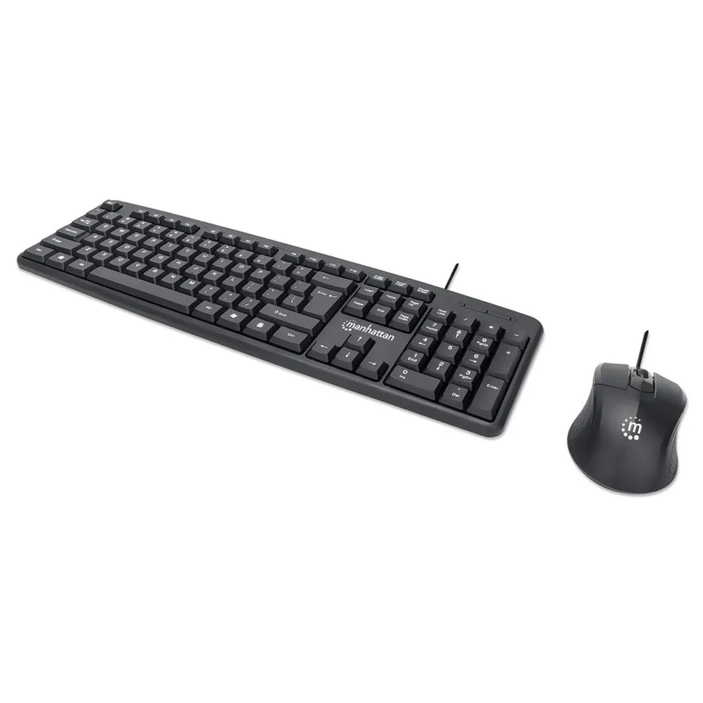 Combo de Teclado y Mouse Manhattan 178464 USB